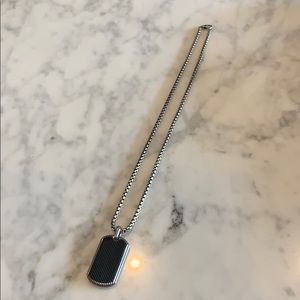 *Authentic* David Yurman dog tag